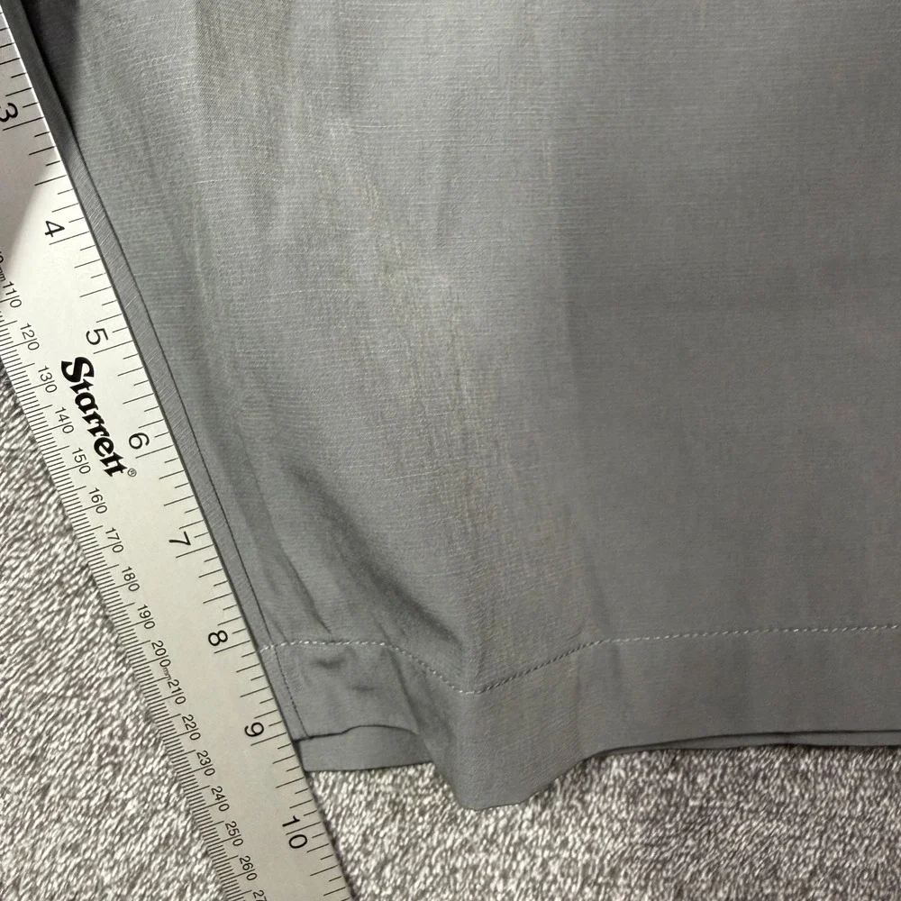 Banana Republic Shorts Size 40 Mens Gray Comfort Flat Front Stretch Wicking